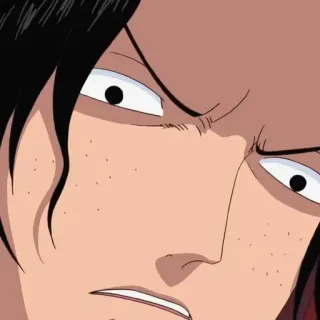 🗝️ Ace One Piece 애니메이션, 원피스, 포트거스 D. 에이스, 불주먹 에이스, 해적, 캐릭터 telegram sticker
