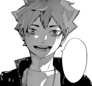🍊 Hinata Shoyo Haikyuu!! 애니메이션, 만화, 배구, 스포츠, 하이큐, 히나타 쇼요 telegram sticker