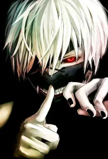 🤐 Ken Kaneki Tokyo Ghoul anime, manga, ghoul, kaneki, tokyo telegram sticker