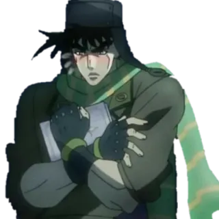 😞 Joseph Joestar JoJo's Bizarre Adventure Anime, Manga, Joseph Joestar, JJBA, Jojos bizarre Abenteuer, Soldat, Charakter, Kunstwerk telegram sticker