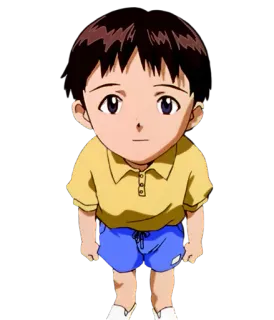 👦 Shinji Ikari Neon Genesis Evangelion Anime, Manga, Eva, Neon Genesis Evangelion, Garçon, Shinji telegram sticker