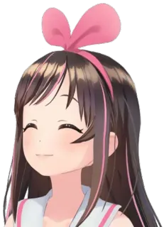 😊 Kizuna AI vtuber, anime, youtuber virtual, kizuna ai whatsapp sticker