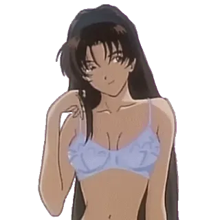 😚 anime, girl, bikini, cartoon telegram sticker