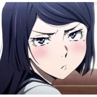 💜 Аниме, Мультфильм, Девушка, Женщина, Персонаж telegram sticker