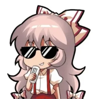 ✨ アニメ, 女の子, ちび, サングラス, 飲み物 whatsapp sticker