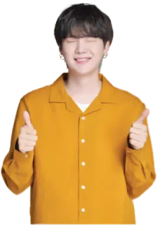 👍 thumbs up, positive, person, approval, k-pop telegram sticker