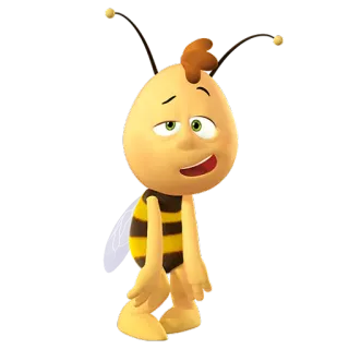 😥 Maya the Bee Мультфильм, Пчела, Пчелка Майя, Животное, Насекомое whatsapp sticker