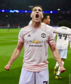 😯 calcio, football, Manchester United, atleta, sport, celebrazione telegram sticker
