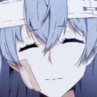 😊 Anime, Manga, Blessé, Bandage, Personnage, Sourire telegram sticker