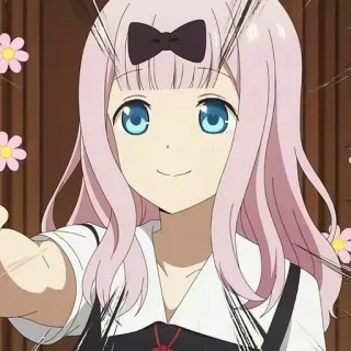 💌 Chika Fujiwara Kaguya-sama: Love Is War Anime, Chika Fujiwara, Kaguya-sama Love is War, Kawaii, Süß, Pinke Haare, Anime Mädchen telegram sticker