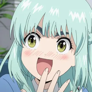 🎭 Anime, Kartun, Gadis, Senang, Karakter, Ekspresi, Lucu whatsapp sticker