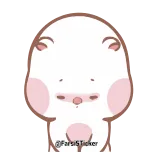 🥺 @Farsisticker Desenho animado, Fofo, Adesivo, Animal, Hamster, Rosa telegram sticker