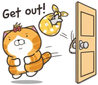 Lan Lan Cat 17 (EN ver.)  @RekcitsEnilbot whatsapp stickers