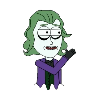 😘 Joker Joker, DC Comics, penjahat, badut, komik, kartun telegram sticker