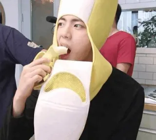 🖤 banana, mangiare, frutta, cibo, costume, giallo telegram sticker