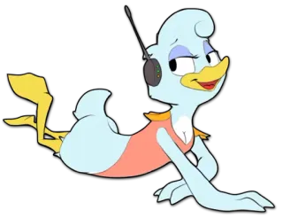😚 Dewey Duck Ducktales dessin animé, canard, personnage, La Bande à Picsou, animé whatsapp sticker