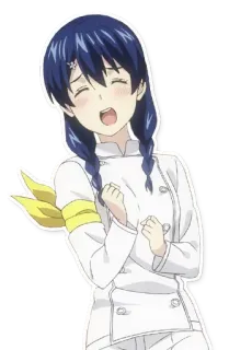 🤤 Erina Nakiri Food Wars!: Shokugeki no Soma anime, cooking, erina nakiri, food wars, shokugeki no soma telegram sticker
