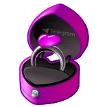 π Telegram ring, verloving, hart, liefde, bruiloft, sieraden, telegram whatsapp sticker