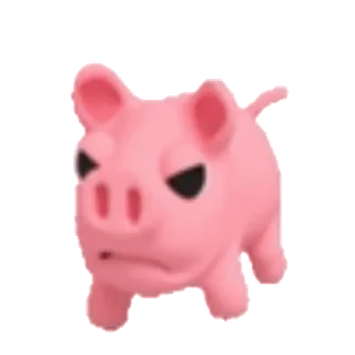🤬 돼지, 화난, 만화, 동물 whatsapp sticker