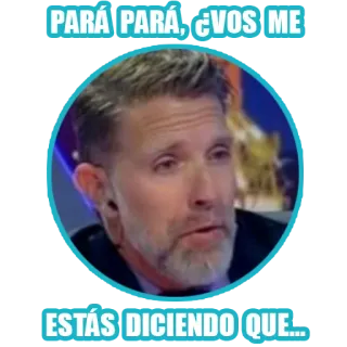 😮 PARÁ PARÁ, ¿VOS ME
ESTÁS DICIENDO QUE... telegram sticker