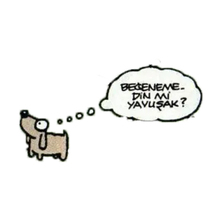 🐶 BEGENEMEDİN Mİ YAVŞAK? 개, 만화, 불쾌한 표현, 비방 telegram sticker