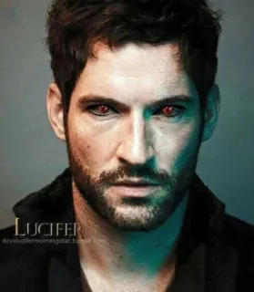👿 Lucifer LUCIFER Lucifer, Devil, Supernatural, Character, Dark, Fantasy telegram sticker