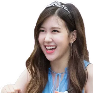 😂 femme, sourire, tiare, portrait, personne whatsapp sticker