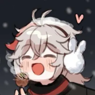 😘 Kaedehara Kazuha Genshin Impact 动漫, 卡通, 枫原万叶, 原神, 角色 telegram sticker