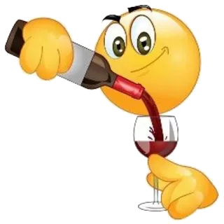 🍷 Emoji, Wein, Getränk, Alkohol, Feier, Einschenken telegram sticker