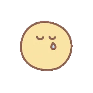 ⭐️ เศร้า, ร้องไห้, อีโมจิ, ความรู้สึก, น้ำตา, หน้า telegram sticker