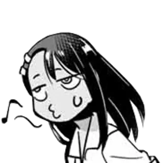 🖤 Nagatoro Don't Toy With Me, Miss Nagatoro anime, manga, cartoon, nagatoro, miss nagatoro, dont toy with me miss nagatoro telegram sticker