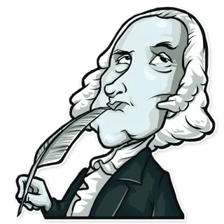 ✍ George Washington George Washington, Révolution américaine, Président, Père fondateur telegram sticker