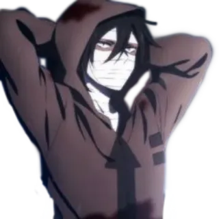 😪 Isaac Foster Angels of Death Anime, Personaggio, Isaac Foster, Angels of Death telegram sticker