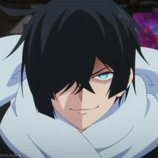 💎 @HAWKS Anime, Manga, Charakter, Cartoon, Porträt, HAWKS telegram sticker