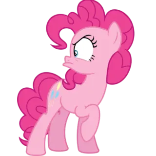😠 Pinkie Pie My Little Pony Мультик, Пони, Розовый, Злой, Персонаж telegram sticker
