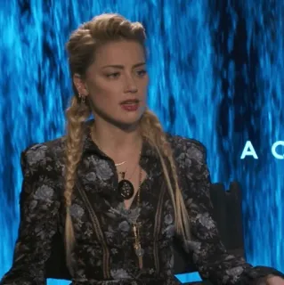 🧜‍♀ Amber Heard Aquaman Актриса, Портрет, Знаменитость, Женщина, Аквамен telegram sticker