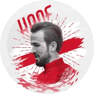🏴󠁧󠁢󠁥󠁮󠁧󠁿 Harry Kane HOOF harry kane, football, soccer, sports, england whatsapp sticker