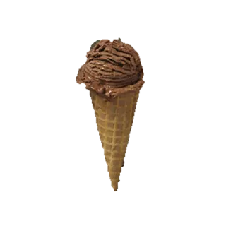 🍦 sorvete, chocolate, cone, sobremesa, doce telegram sticker