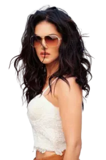😎 Sunny Leone Schauspielerin, Frau, Sonnenbrille, Model, Inderin whatsapp sticker