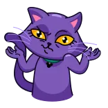 Witch Cat whatsapp stickers