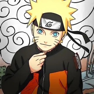 😺 Naruto Uzumaki Naruto 动漫, 漫画, 忍者, 卡通, 角色, 微笑, 男孩 telegram sticker