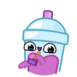 🥳 飲み物, 漫画, カップ, かわいい, ユニーク, イラスト telegram sticker