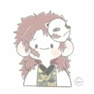 🦊 Sabito Demon Slayer アニメ, マンガ, 鬼滅の刃, マスク, 錆兎 telegram sticker
