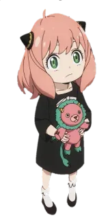 😦 Anya Forger Spy × Family Anime, Garota, Desenho animado, Spy x Family, Anya Forger, Criança, Fofo telegram sticker
