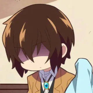 🕴 Dazai Osamu Bungou Stray Dogs Anime, Chibi, Dazai Osamu, Bungo Stray Dogs, Manga, Niedlich, Cartoon whatsapp sticker