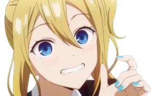 👌 Ai Hayasaka Kaguya-sama: Love Is War anime, girl, blond hair, Hayasaka, Kaguya-sama telegram sticker