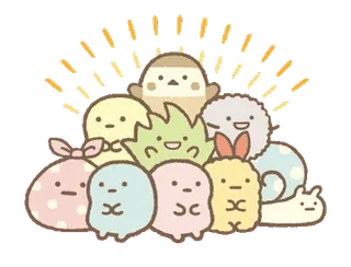 🧅 Sumikko Gurashi, น่ารัก, คาวาอิ, ตัวละคร, กลุ่ม telegram sticker