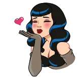 Bettie Page - @TgEmojis telegram emojis 😘