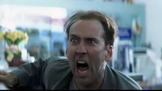 🥃 Nicolas Cage actor, scream, face, expression, meme telegram sticker