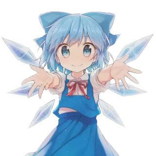 Cirno⑨ whatsapp stickers